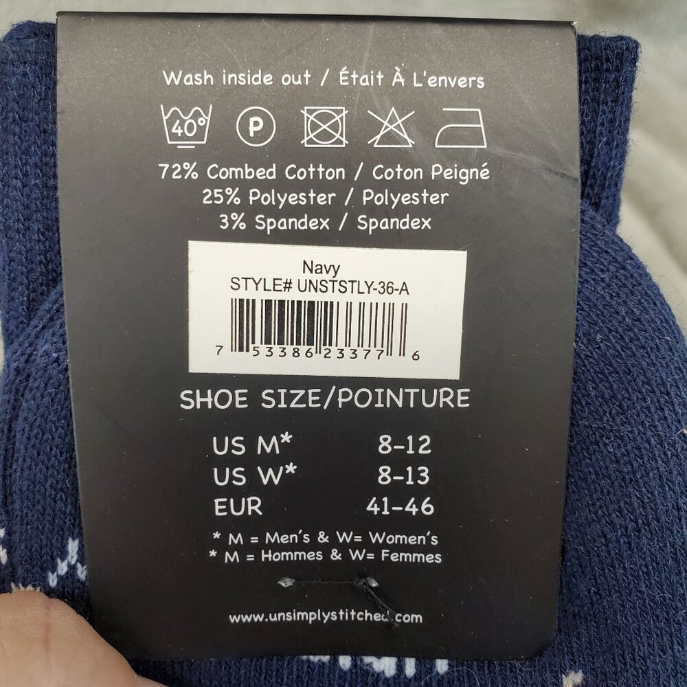Unsimply Stitched Socks Mens One Size Four Pack Bundle of Crew Socks *NWT* - Picture 9 of 11